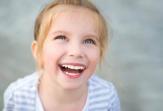 child smiling