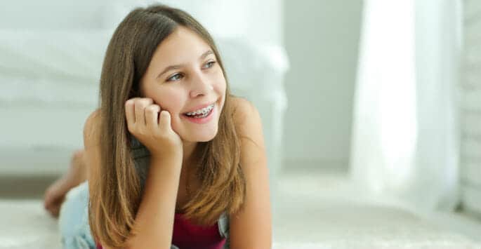 wearing braces
